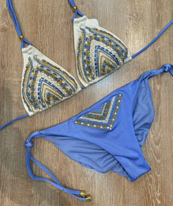 Bikini Glam deco gold swimsuit- Medium