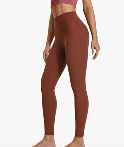 Brown color leggings Matte supplex basic