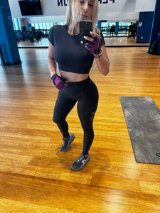 Sports Set yoga fit marked seams