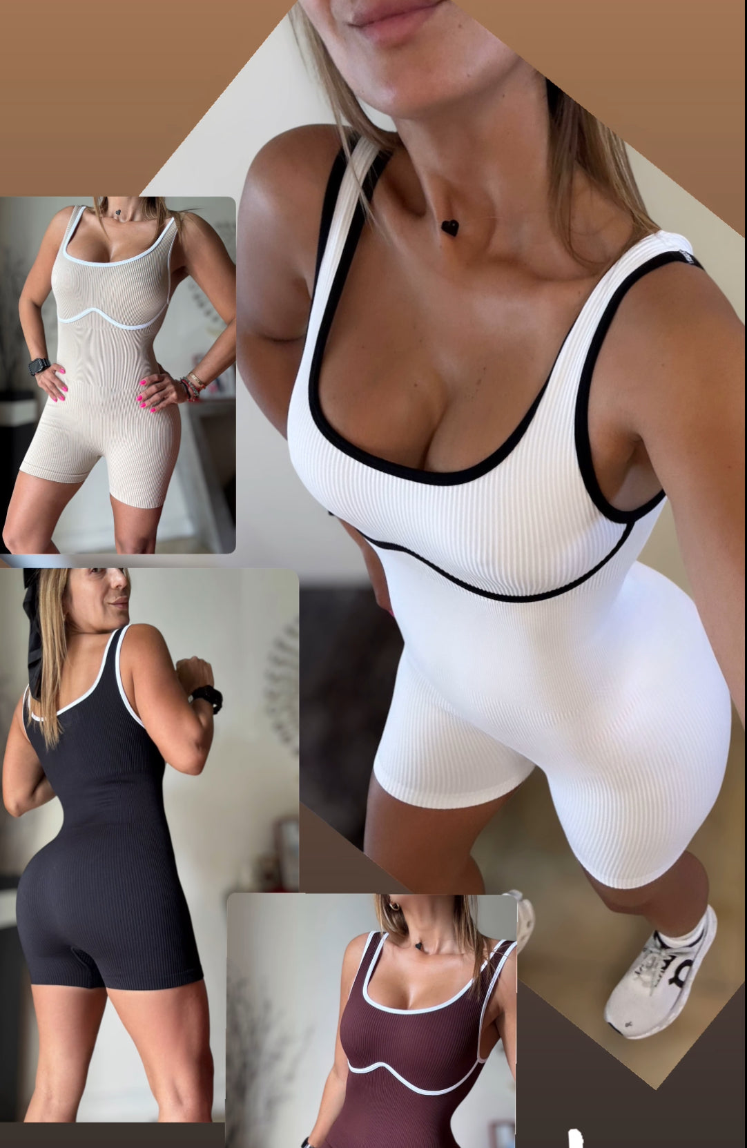 Jumpsuit Babalú ribbed texture