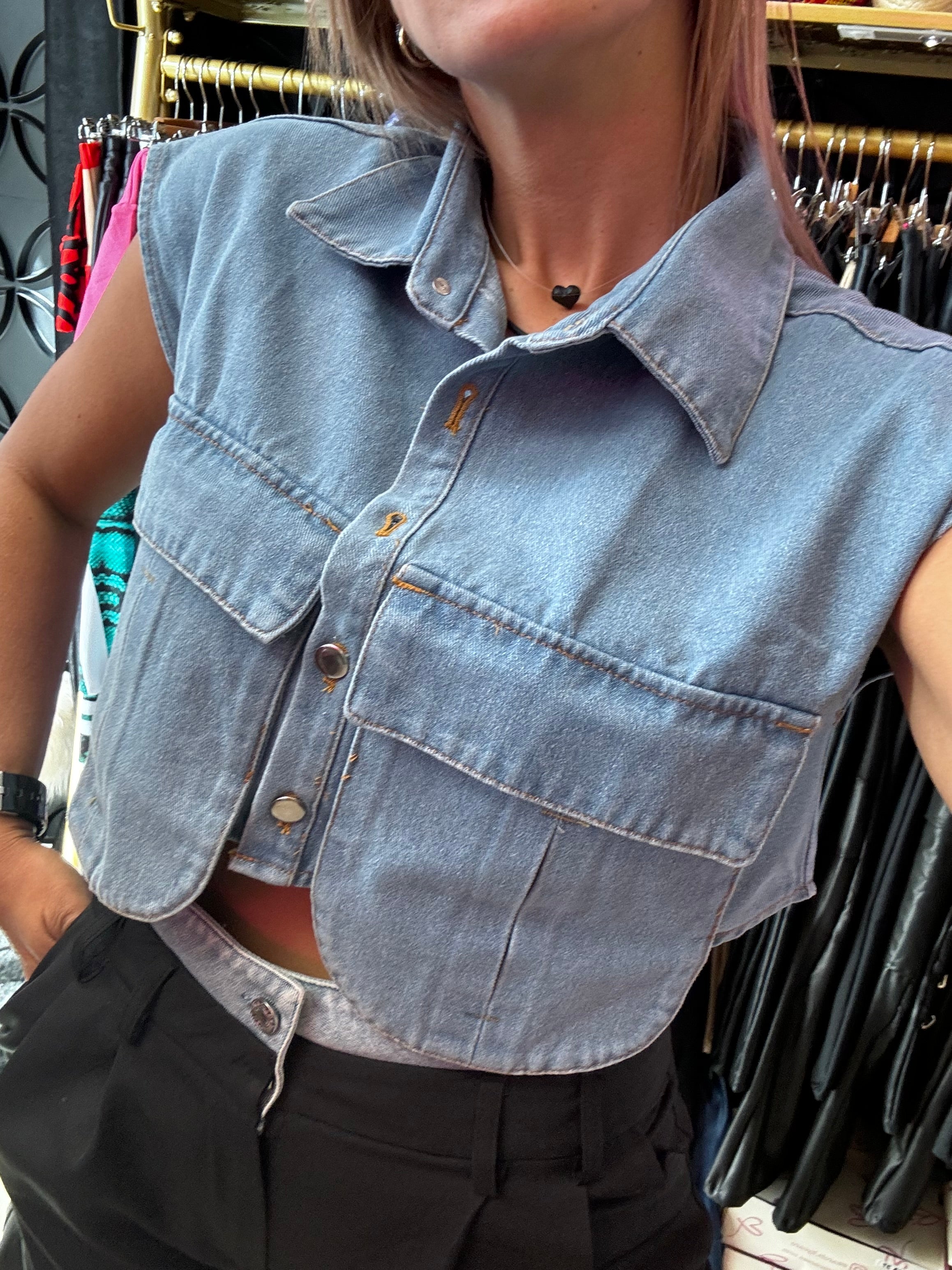 Crop top jean