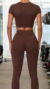 Sports Set yoga fit marked seams