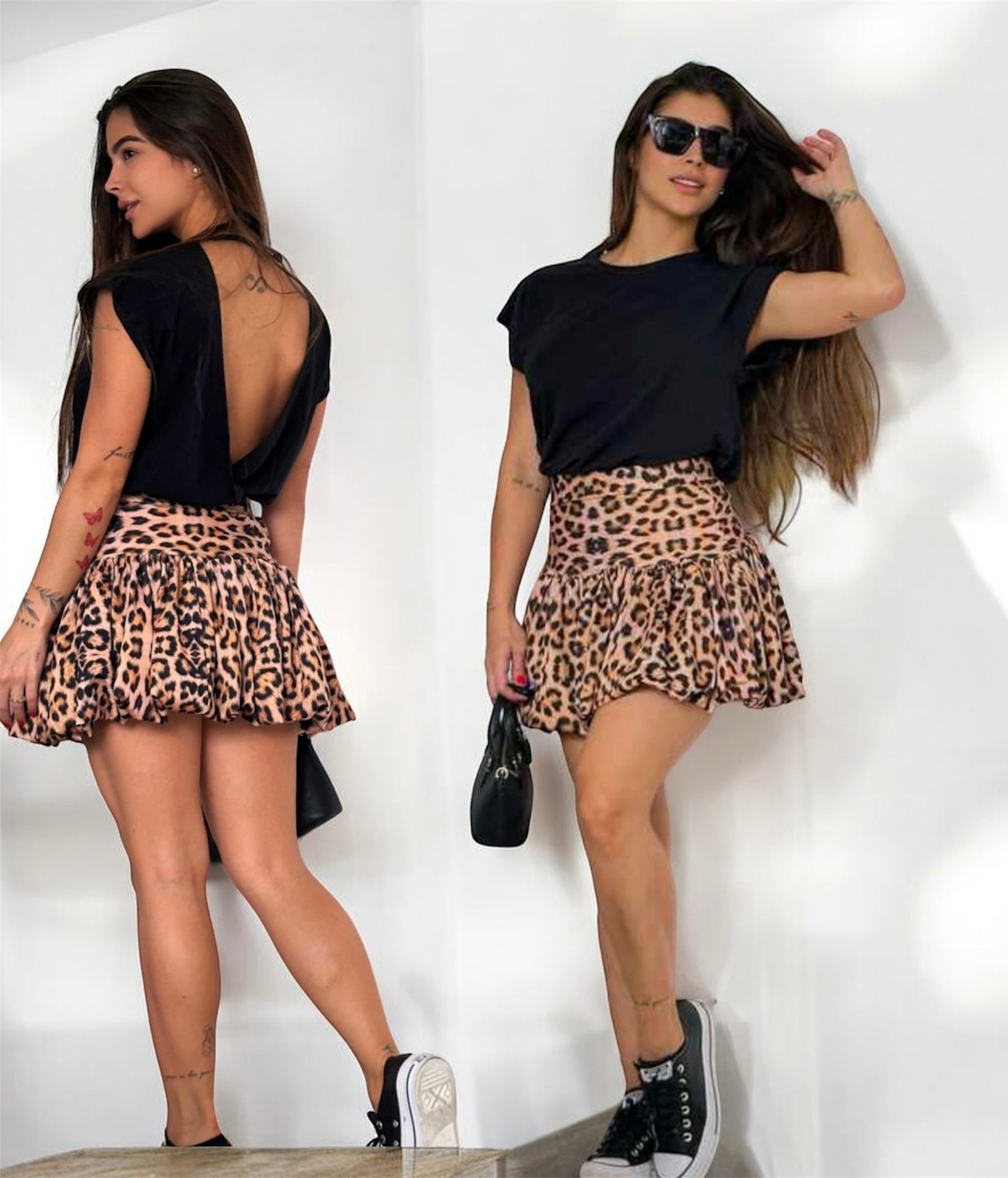 Casual skirt bombacha