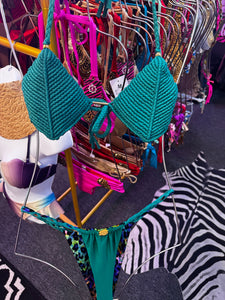 Esmeralda bikini reversible power Macramé (Medium)