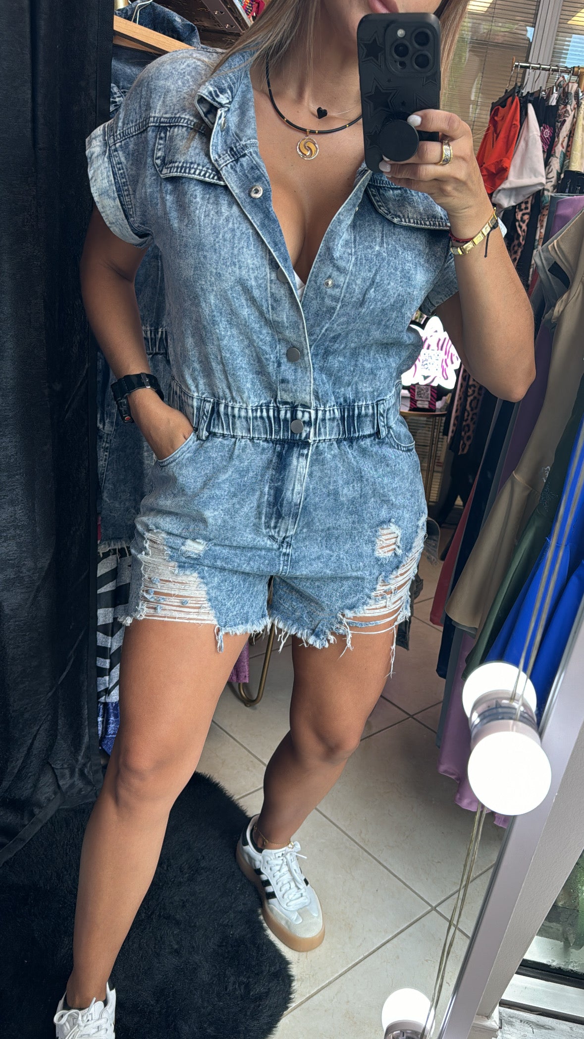 Jeans jumper short