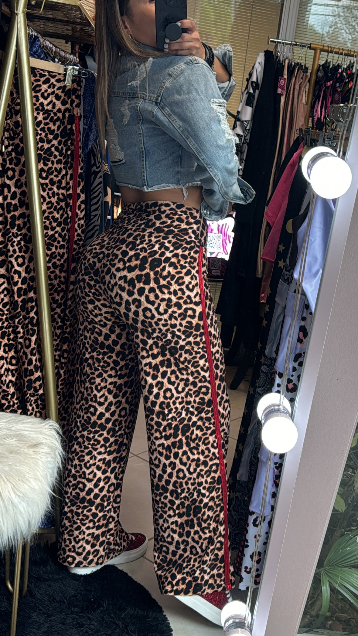 Legging Cotton leopard