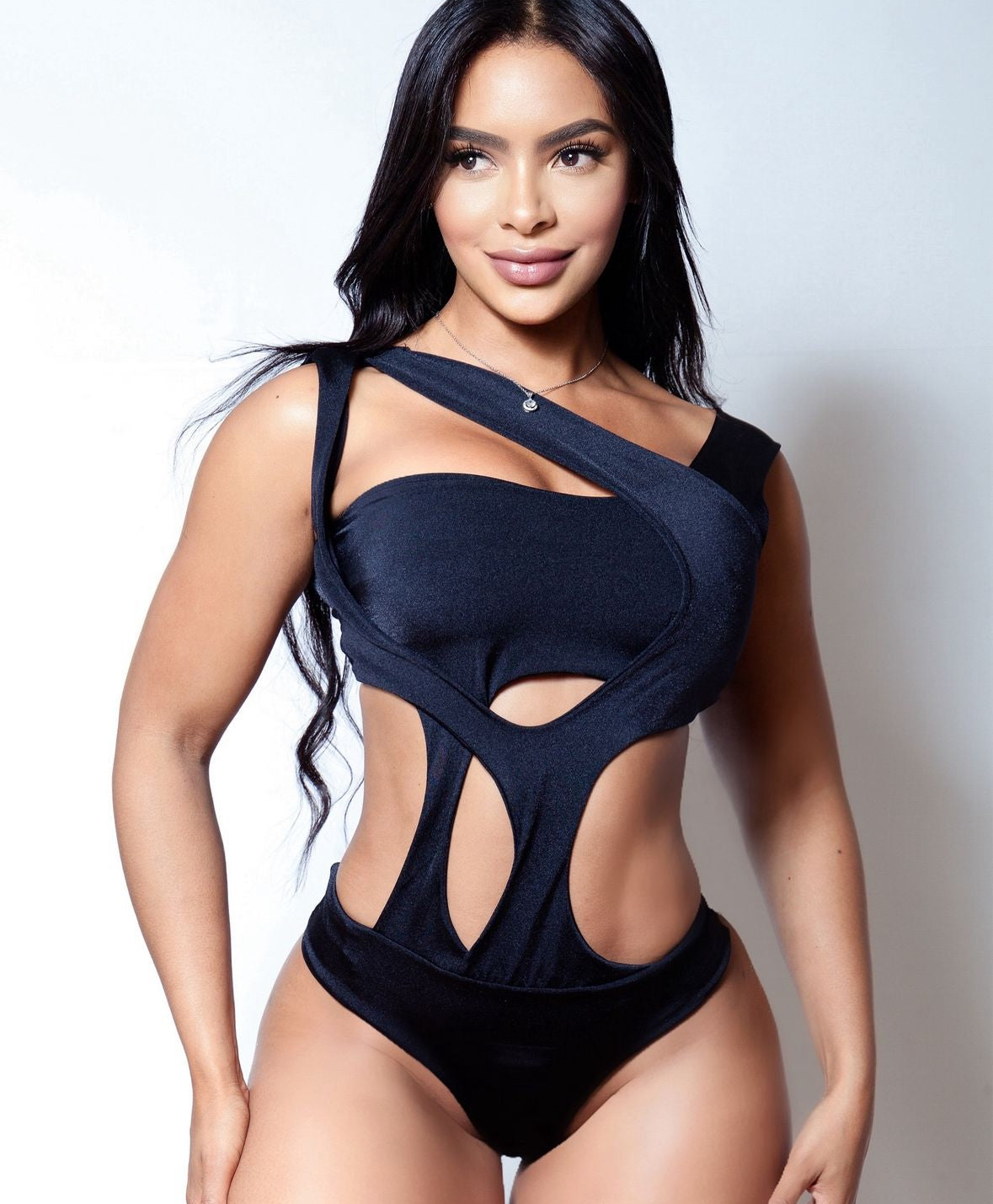 Strappy sexy bodysuit