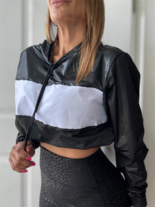 Fashion Sport jacket black and White