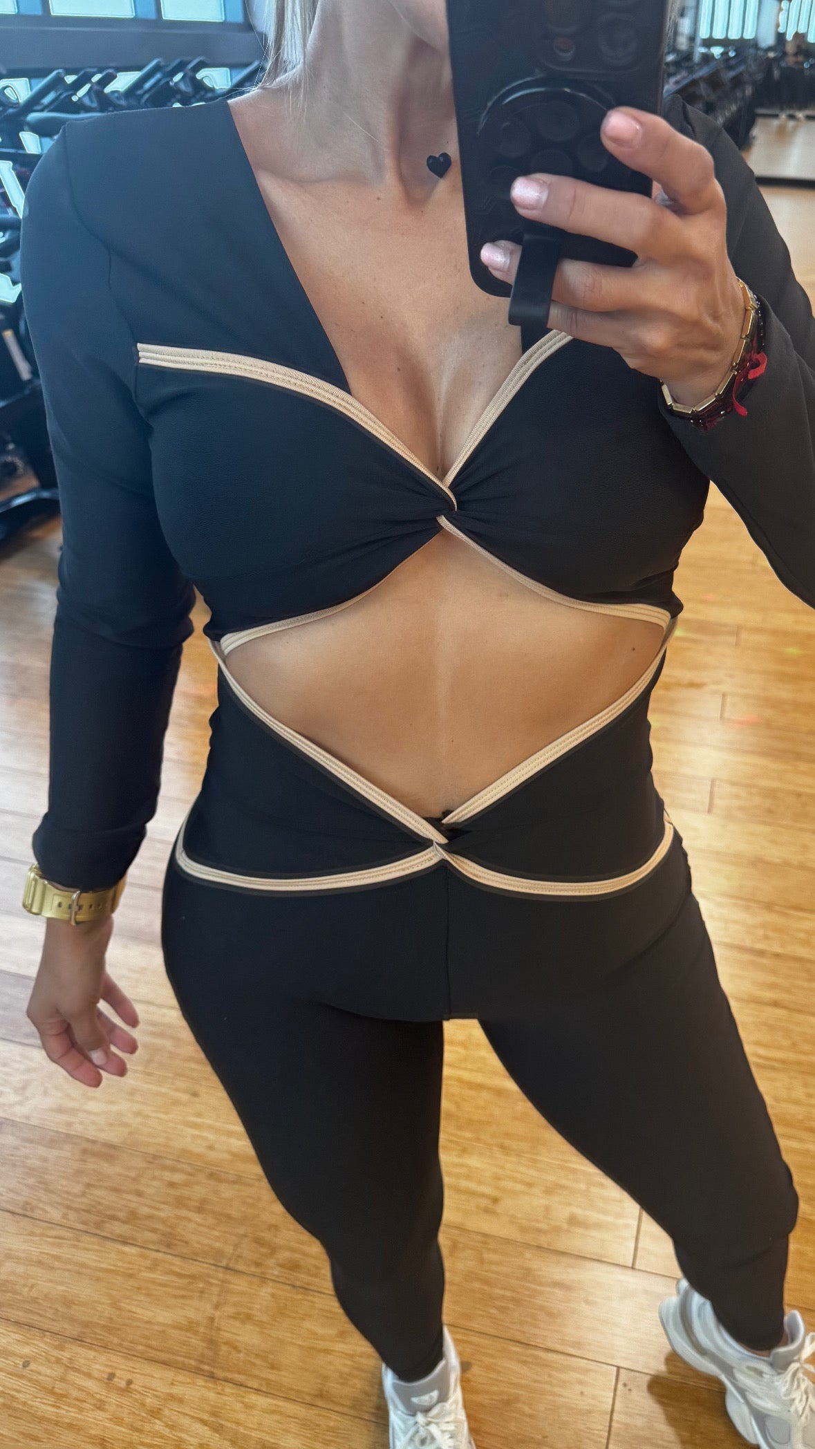 Jumpsuit black supplex fashion