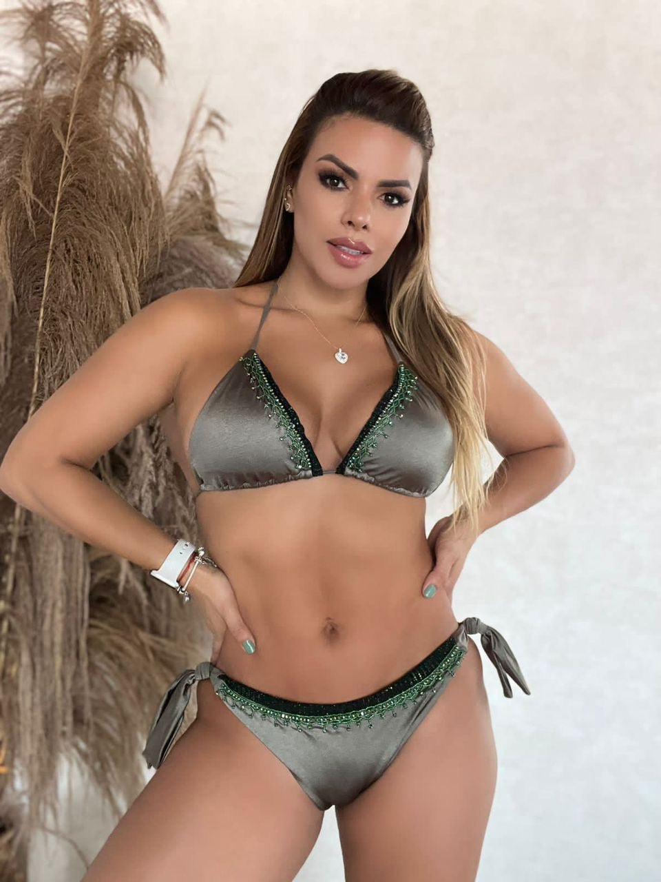 Martina green swimwear bikini