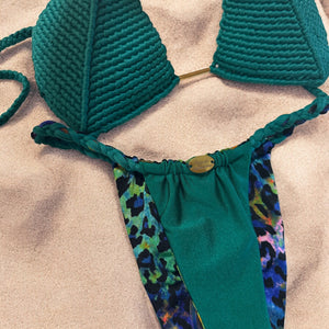 Esmeralda bikini reversible power Macramé (Medium)