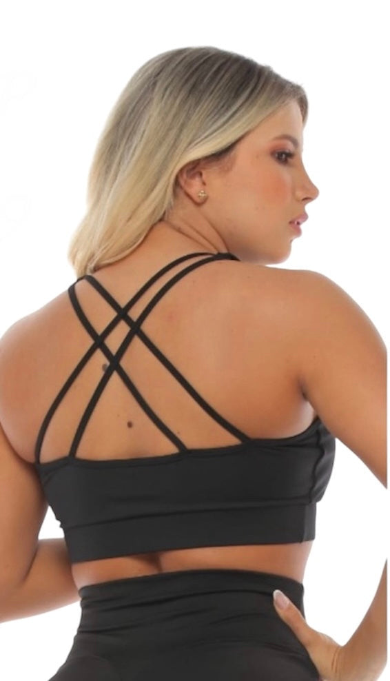 Top sport cross supplex with mesh