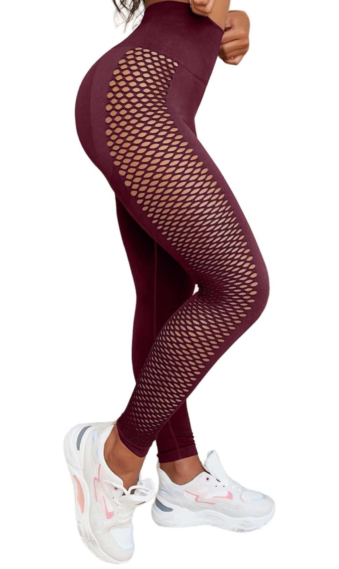 Legging yoga black with hollows