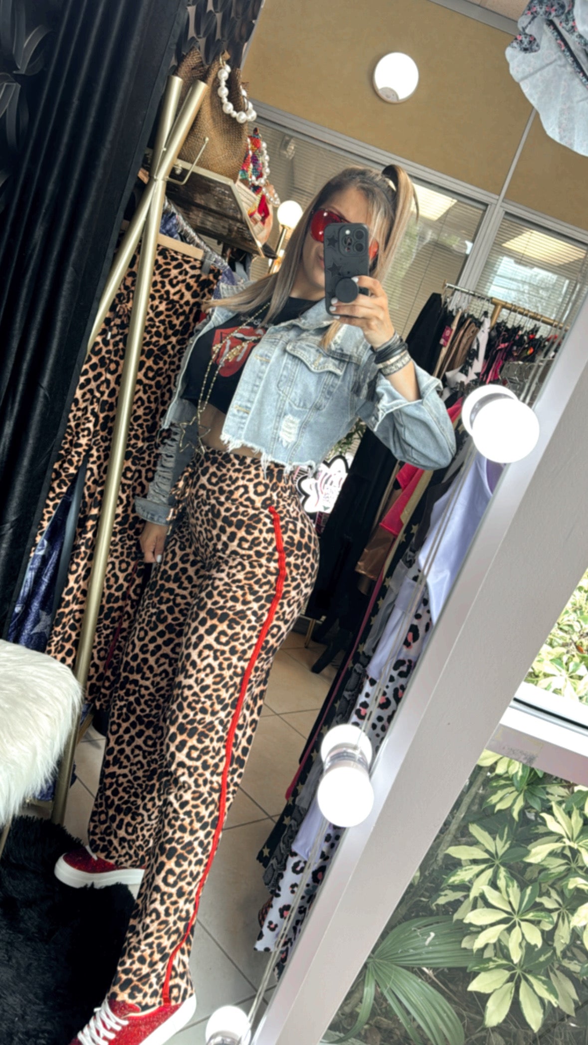 Legging Cotton leopard