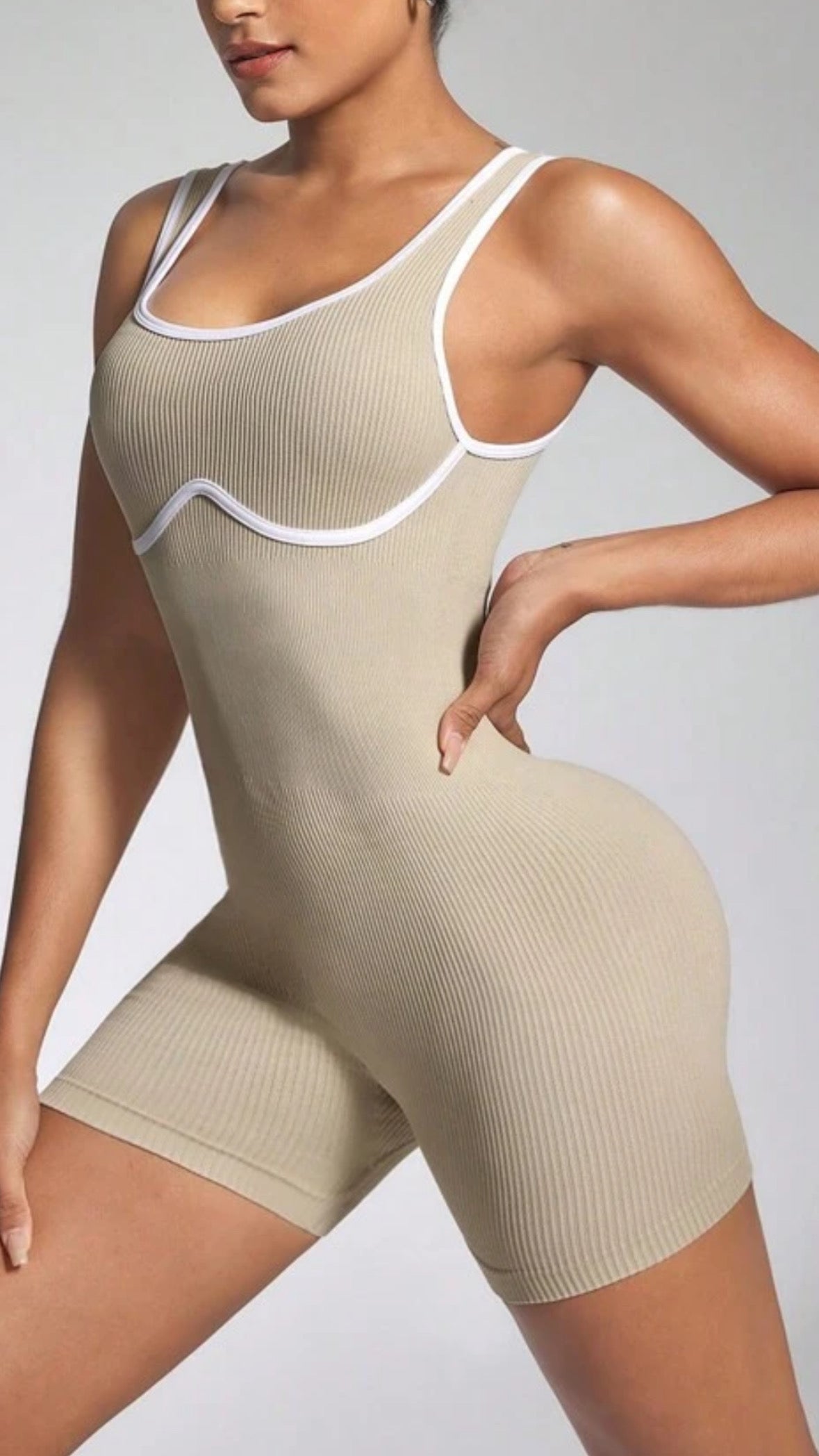 Jumpsuit Babalú ribbed texture