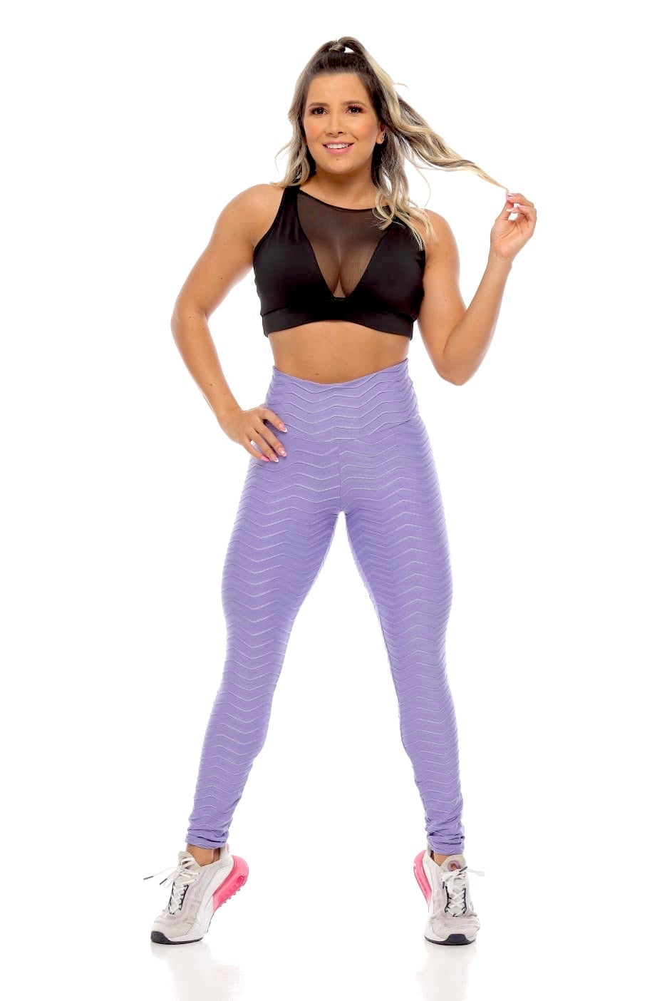 Legging textured with crunch colors