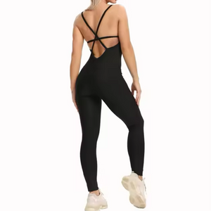 Jumpsuit cross yoga fitness