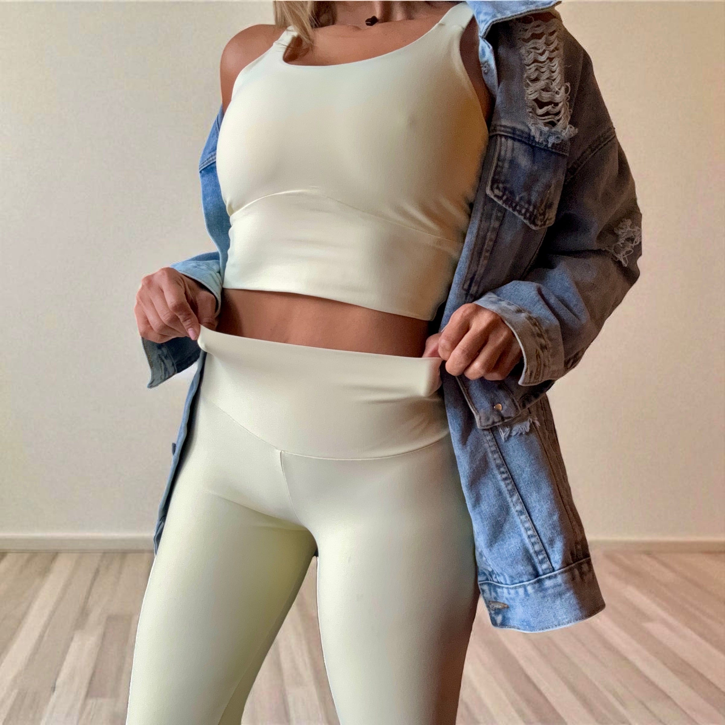 Sport Set  light yellow supplex