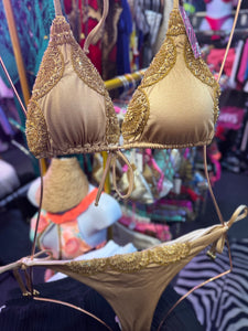 Flowers deco-bikini swimwear
