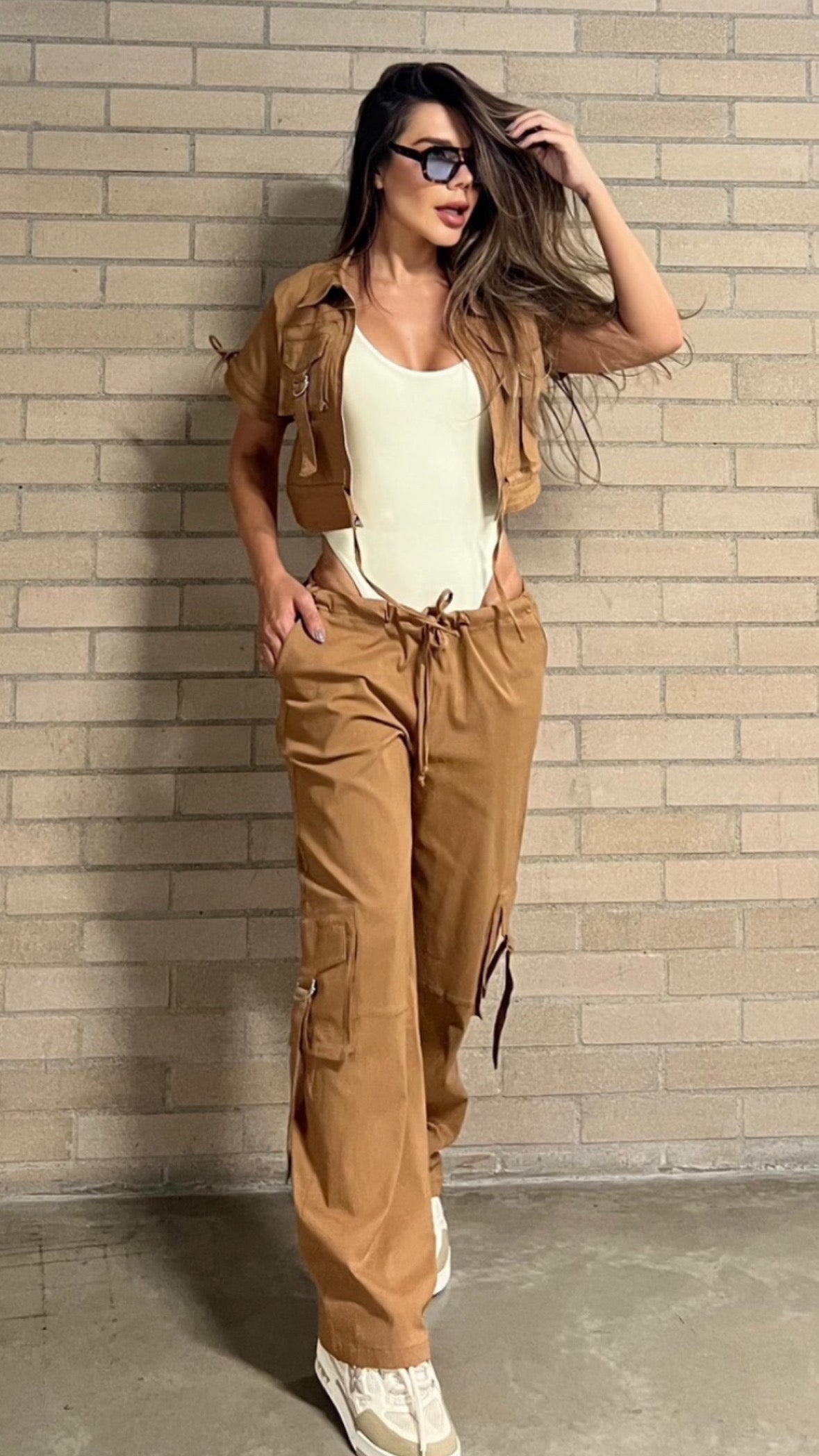 fashion Set Pant and Jacket - Camel