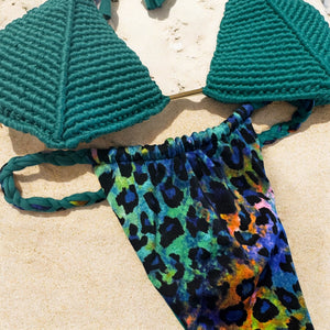 Esmeralda bikini reversible power Macramé (Medium)