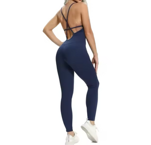 Jumpsuit cross yoga fitness