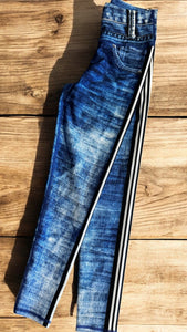 Legging Jeans with sport stripes
