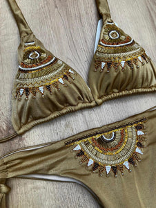 Bikini shiny Eye turkish Swimwear Deco