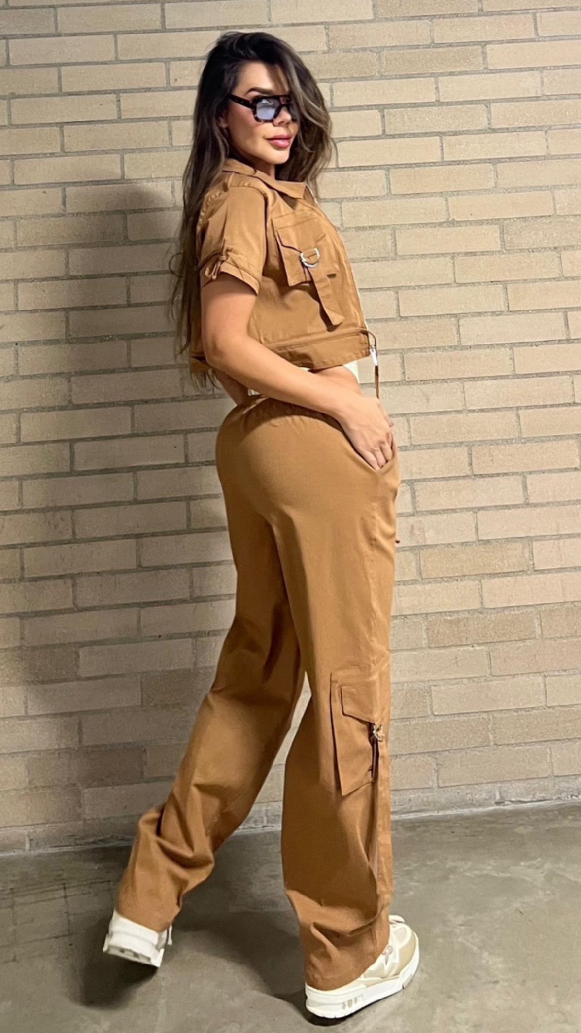 fashion Set Pant and Jacket - Camel