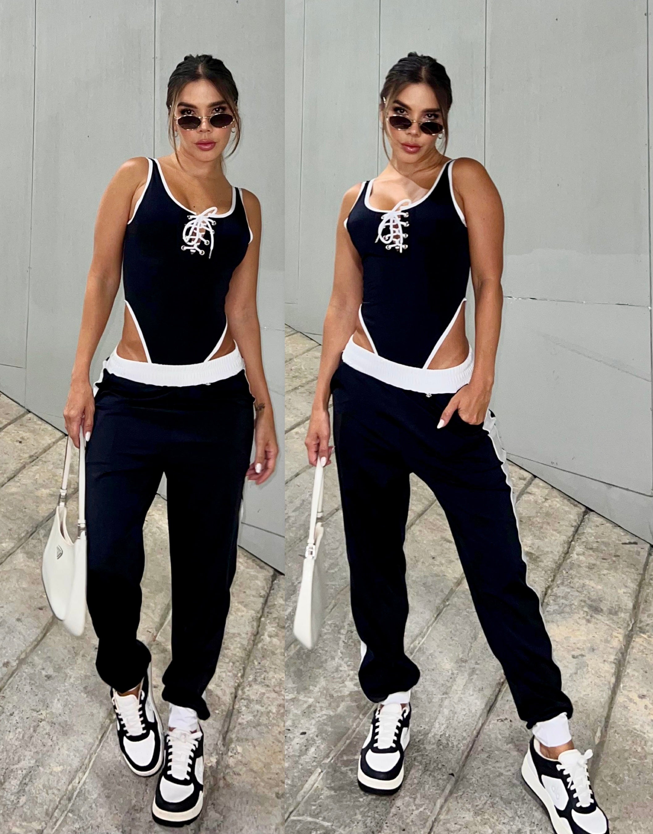 Fashion Powers Set - (high-cut bodysuit and pant)
