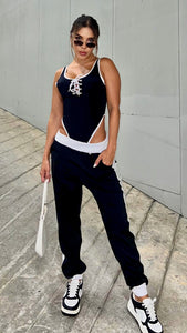 Fashion Powers Set - (high-cut bodysuit and pant)