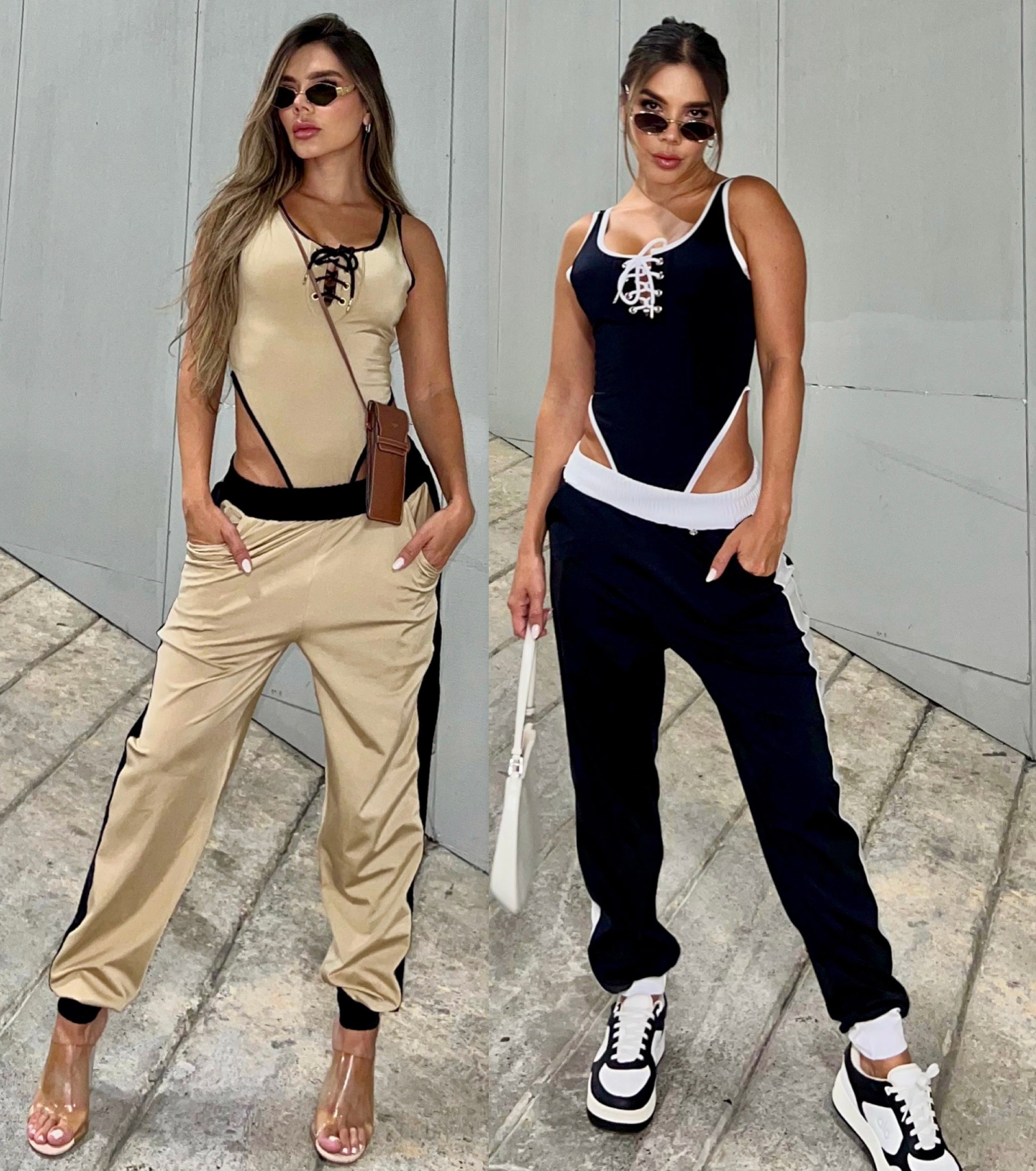 Fashion Powers Set - (high-cut bodysuit and pant)