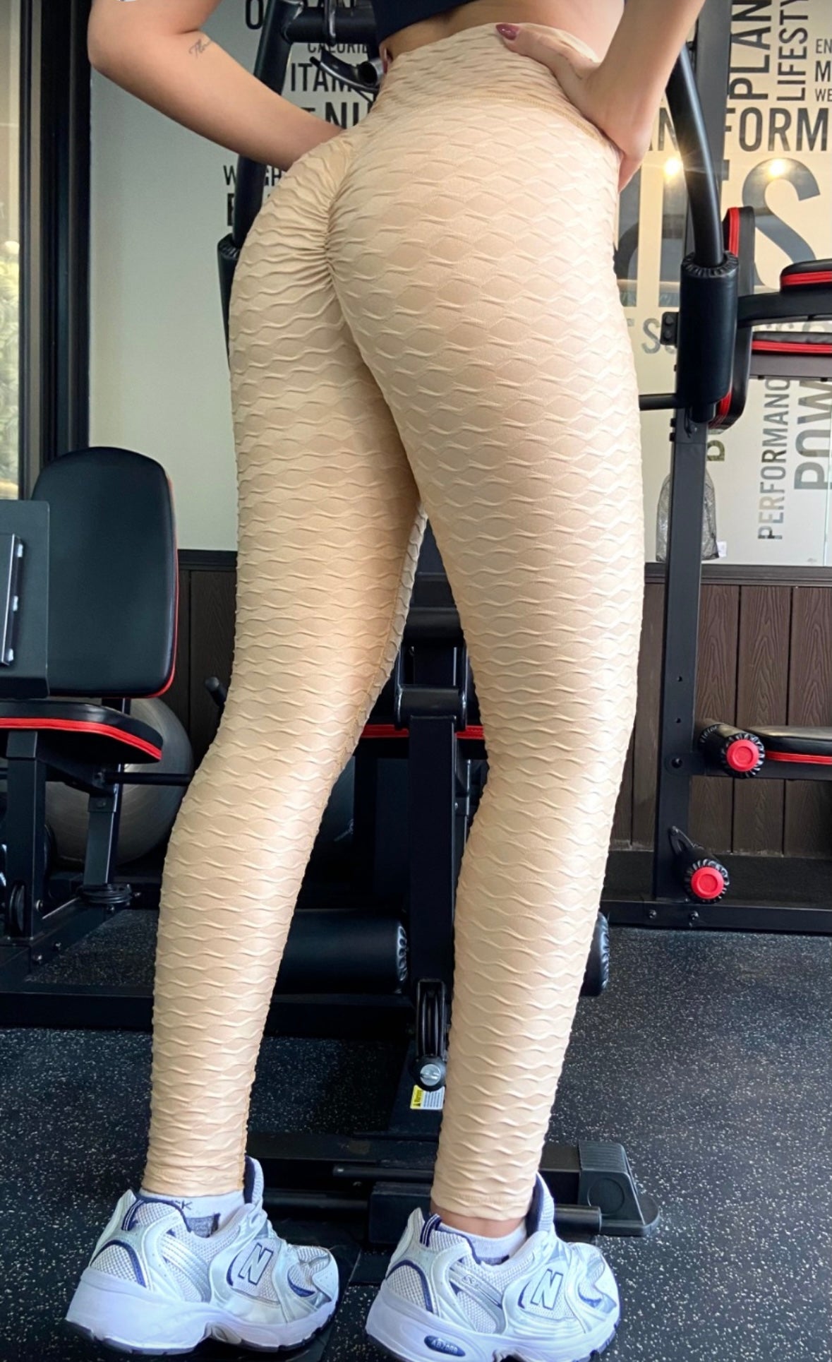 Legging textured with crunch colors