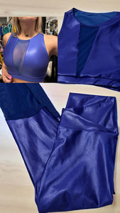 Sport set blackberry blue with Mesh (2 pieces)