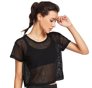 Crop top mesh one size