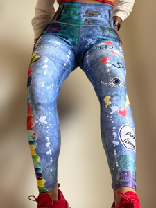 Legging jeans LOL -figures and colors