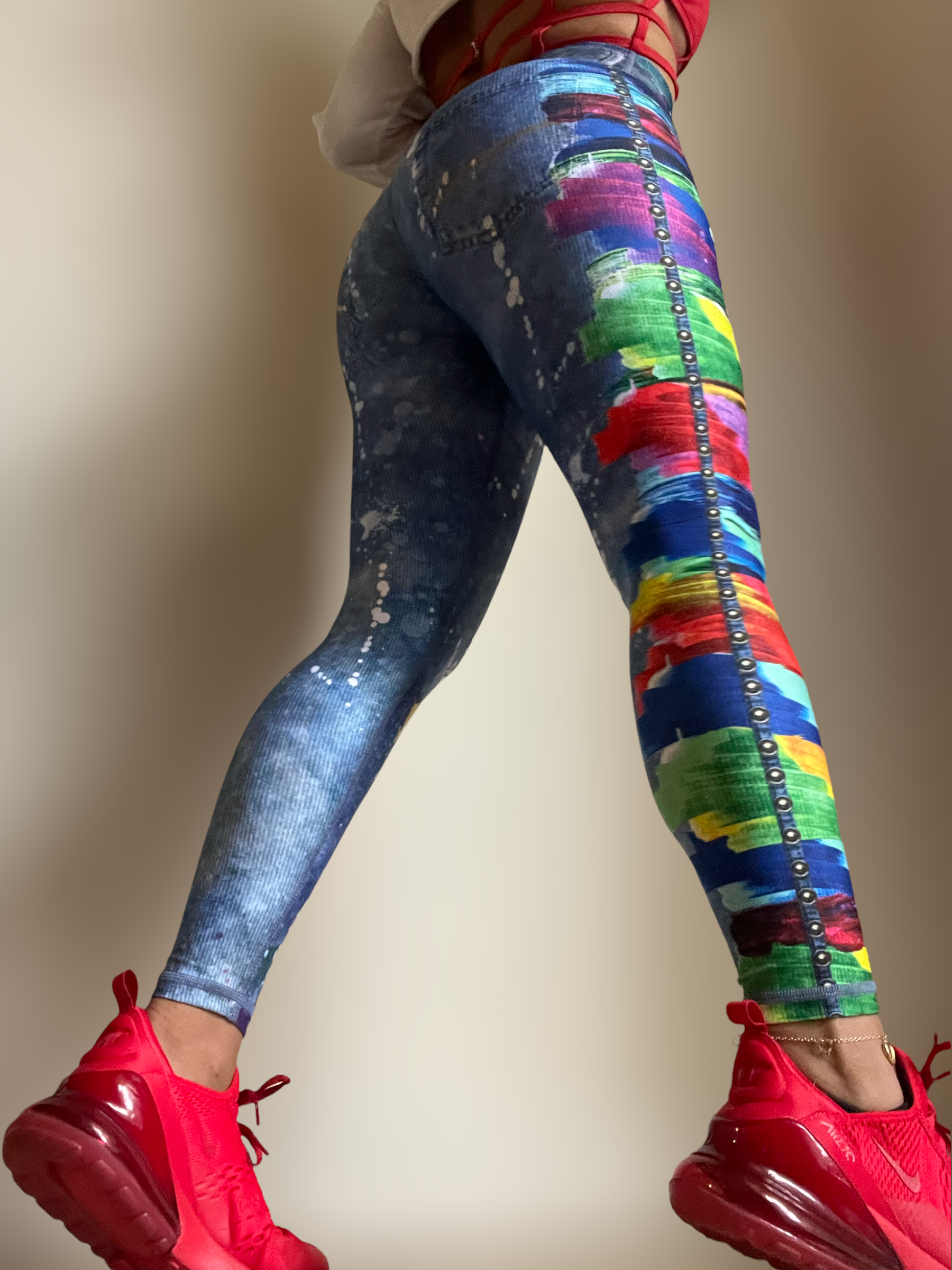 Legging jeans LOL -figures and colors